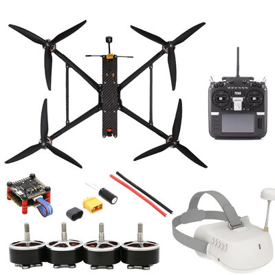 Pürüzsüz Motor Aksesuarları ve TX16s Uzaktan Kumanda FPV Drones ile 10 Inch FPV Yarış Dronu