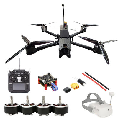 İyi fiyat 7KM Uçuş Yüksekliği 2.4G Kablosuz Uzaktan Kumanda Drone ELRS 915 Alıcı FPV Drone Kit çevrimiçi