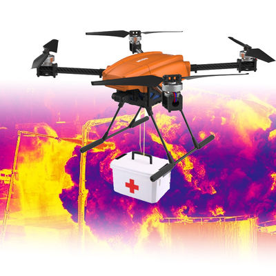 Termal ve Gece Görüşlü Endüstriyel UAV Drone 2.7K 30FPS çift kameralı helikopter Drone