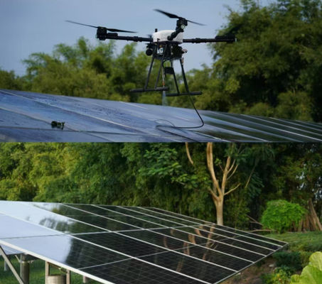 İyi fiyat ZAi-MX15 Güneş Paneli Yüksek Voltajlı Temizlik Droni Yüksek Bina Duvarı Pencere Temizlik Çözümleri çevrimiçi
